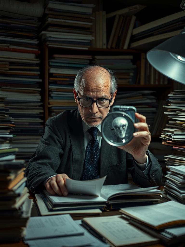 Skeptical Academic — a card from Alien Disclosure