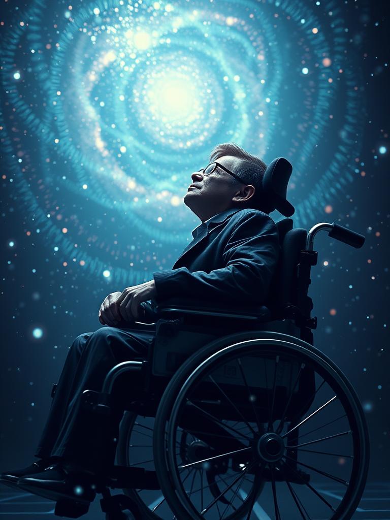 Stephen Hawking — a card from AI Pocalypse