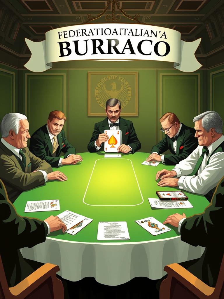 Federazione Italiana Burraco — a card from Burraco