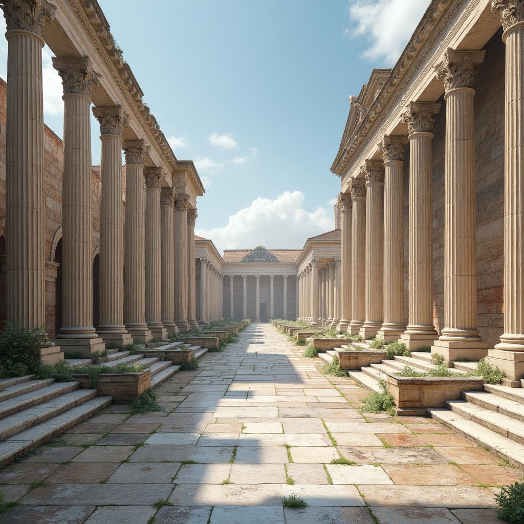 The Imperial Forum — a tower from Rome: aqueducts and construction