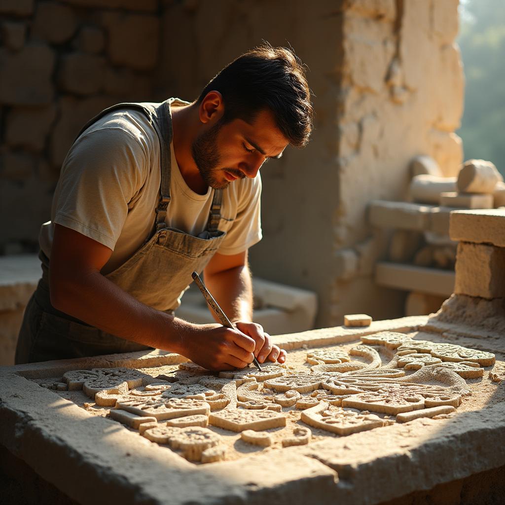 Master Mason — a card from Rome: aqueducts and construction