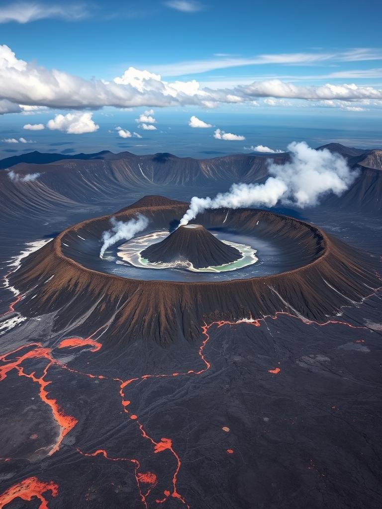 Supervolcano Caldera — a card from Supervolcanoes