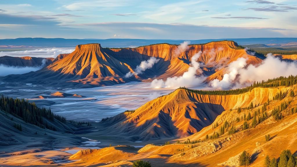 Yellowstone Caldera — a tower from Supervolcanoes
