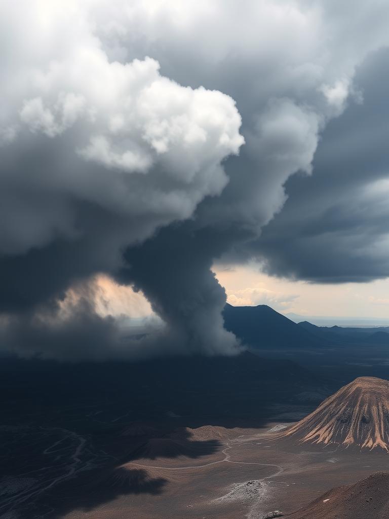 Ash Fall — a card from Supervolcanoes