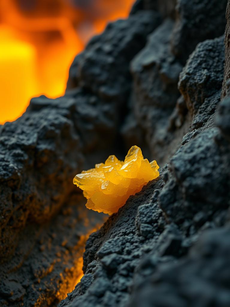 Sulfur Crystal — a card from Supervolcanoes