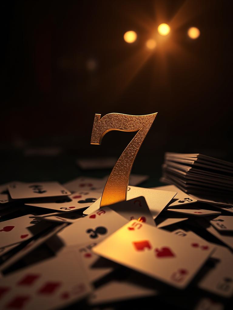 Numbered Seven — a card from Poker Cards
