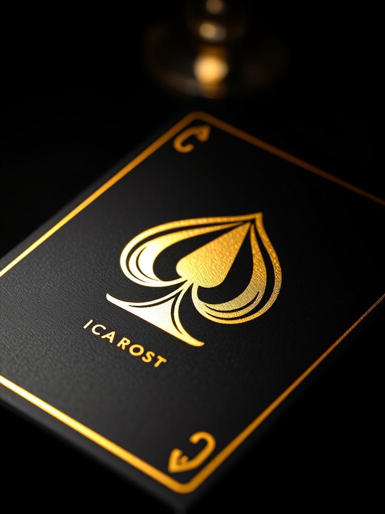 Foil Stamping — a card from Poker Cards