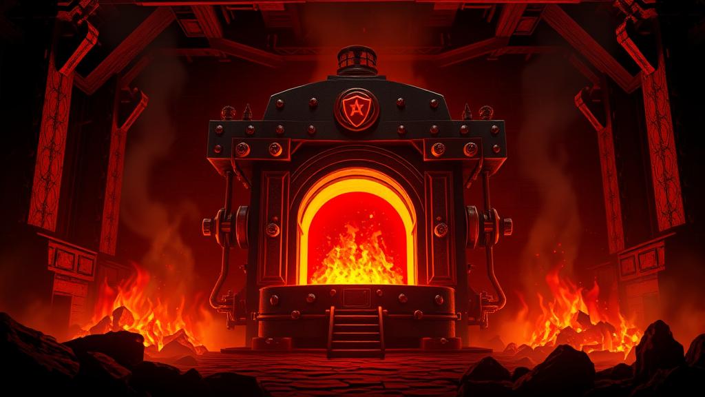 Furnace of Forging — a tower from Poker Cards