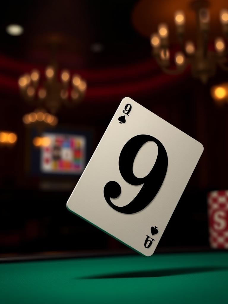 Numbered Nine — a card from Poker Cards