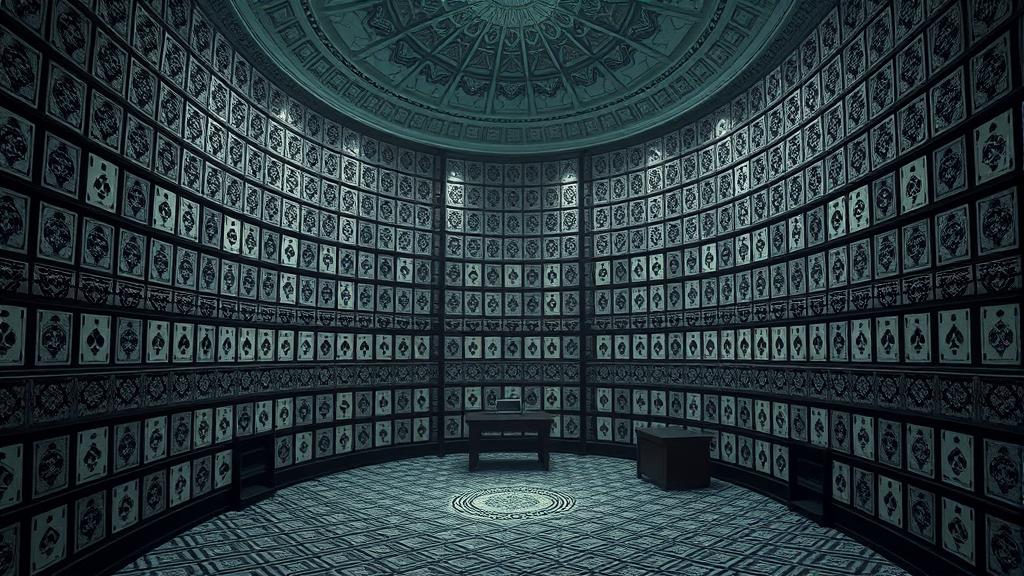 Archive of Deception — a tower from Poker Cards
