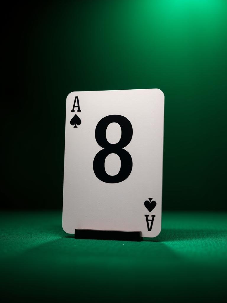 Numbered Eight — a card from Poker Cards
