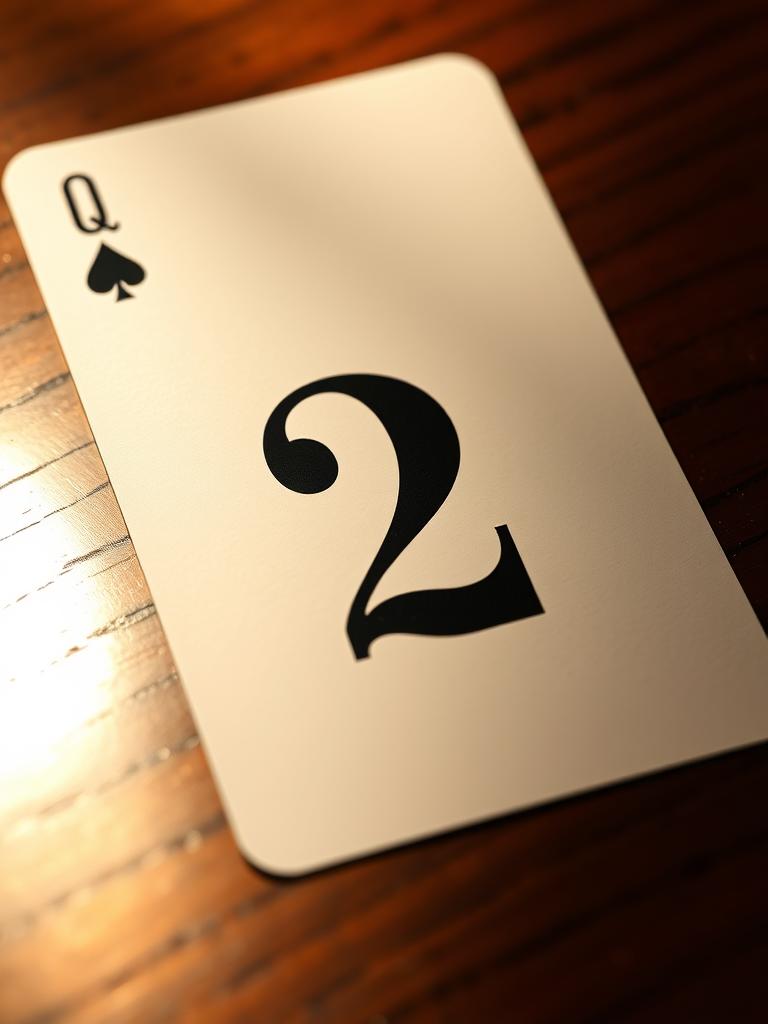 Numbered Two — a card from Poker Cards