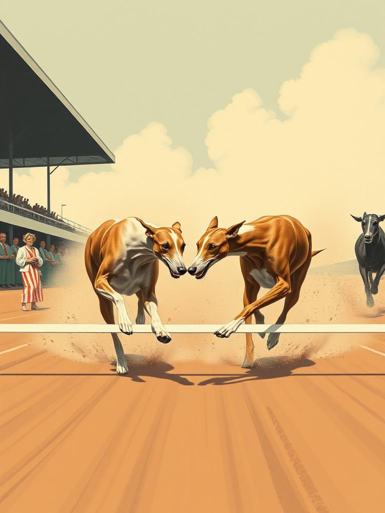Heart-Racing Finish — a card from Dog Race