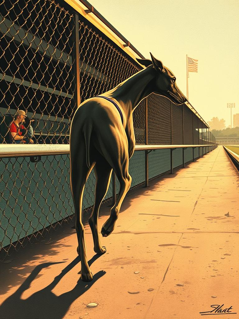 Stray Greyhound — a card from Dog Race