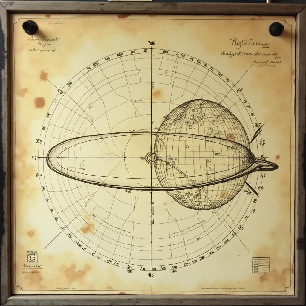 Flight Path Chart — a card from The Space Race