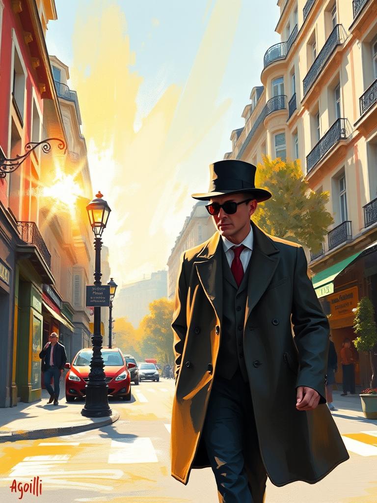 Parisian Boulevardier — a card from Impressionist Painters