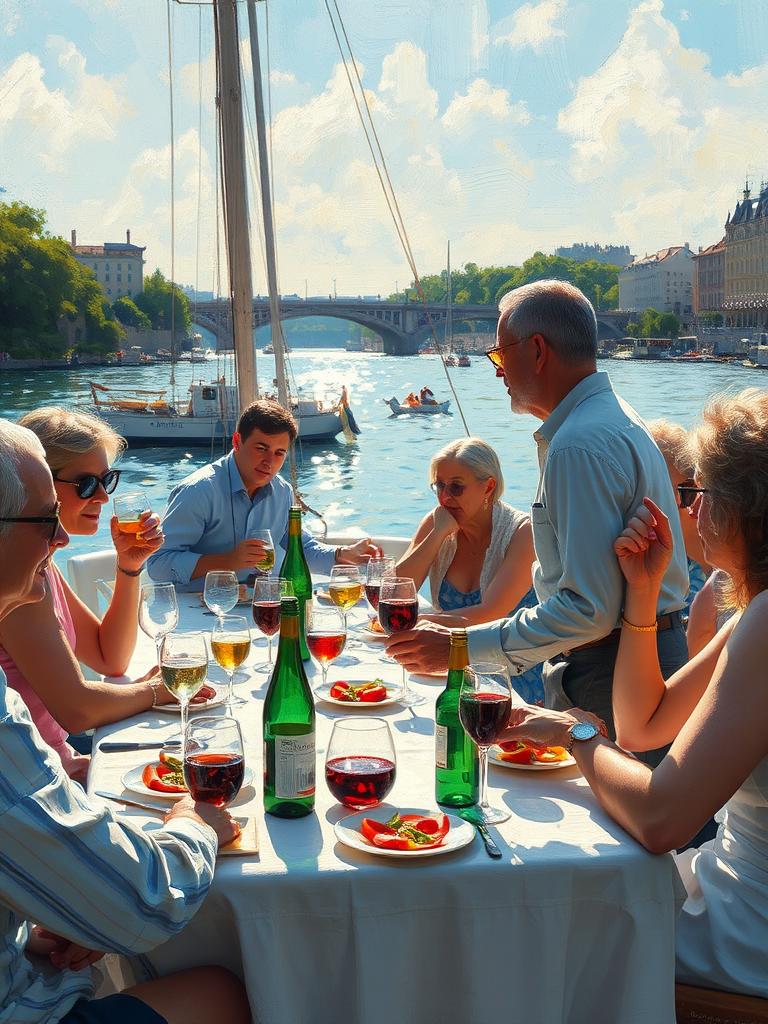 Luncheon of the Boating Party — a card from Impressionist Painters