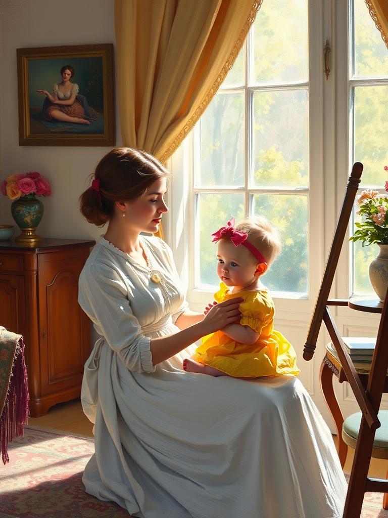 Mary Cassatt — a card from Impressionist Painters