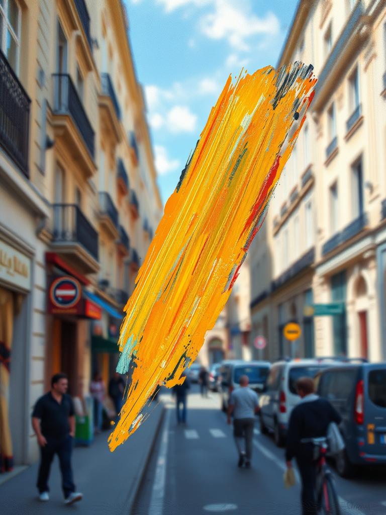 Brush Stroke — a card from Impressionist Painters