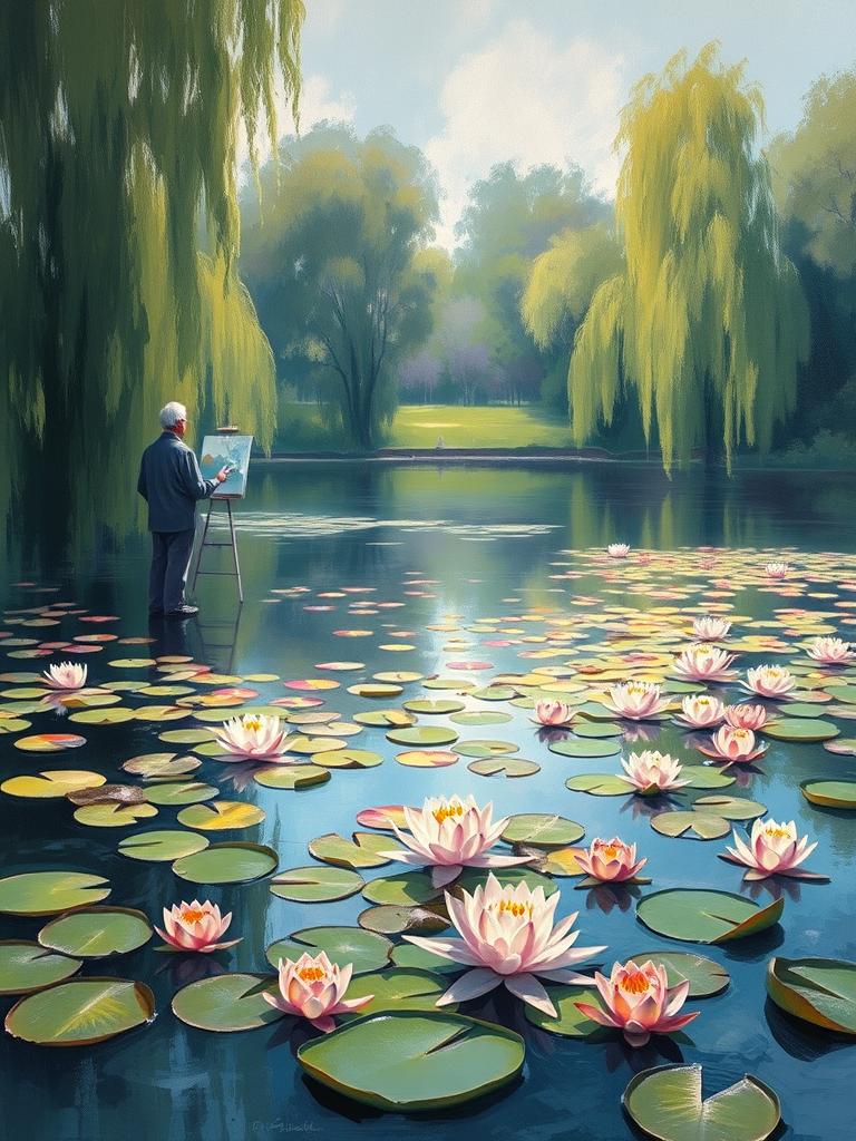 Water Lilies — a card from Impressionist Painters