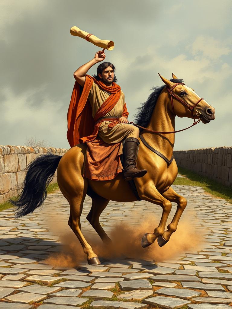 Messaggero di Stato — a card from Eroi dell'Antica Roma