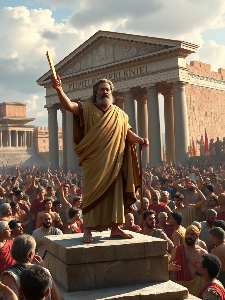 Tribuno della Plebe — a card from Eroi dell'Antica Roma