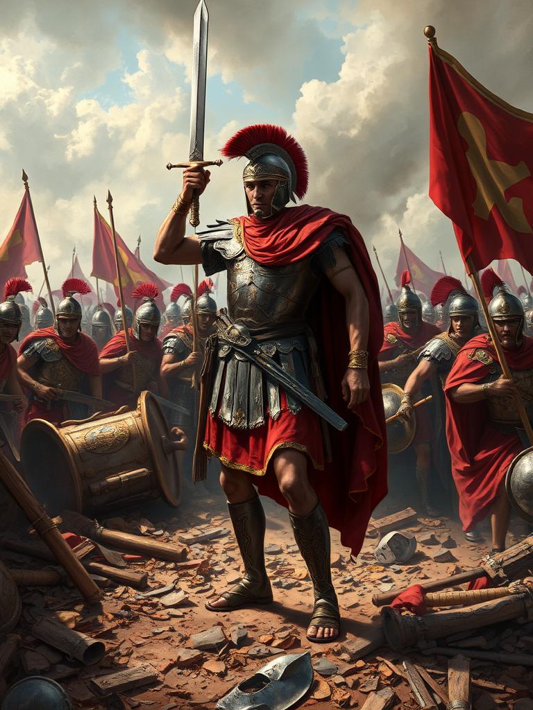 Scipione l'Africano — a card from Eroi dell'Antica Roma