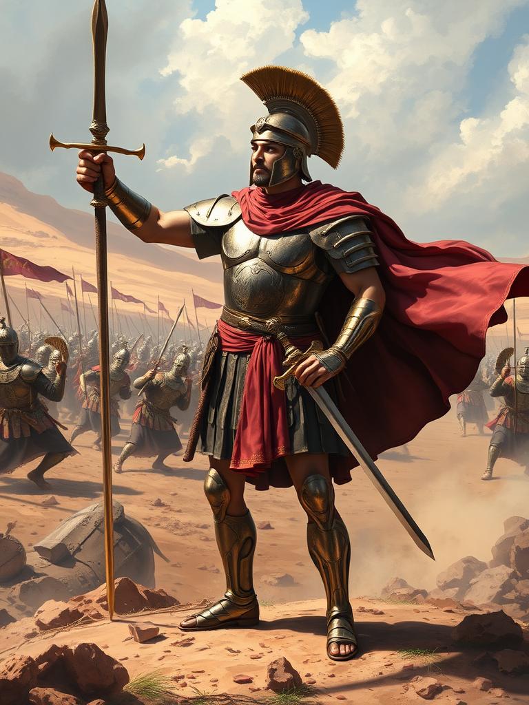 Scipione l'Africano — a card from Eroi dell'Antica Roma