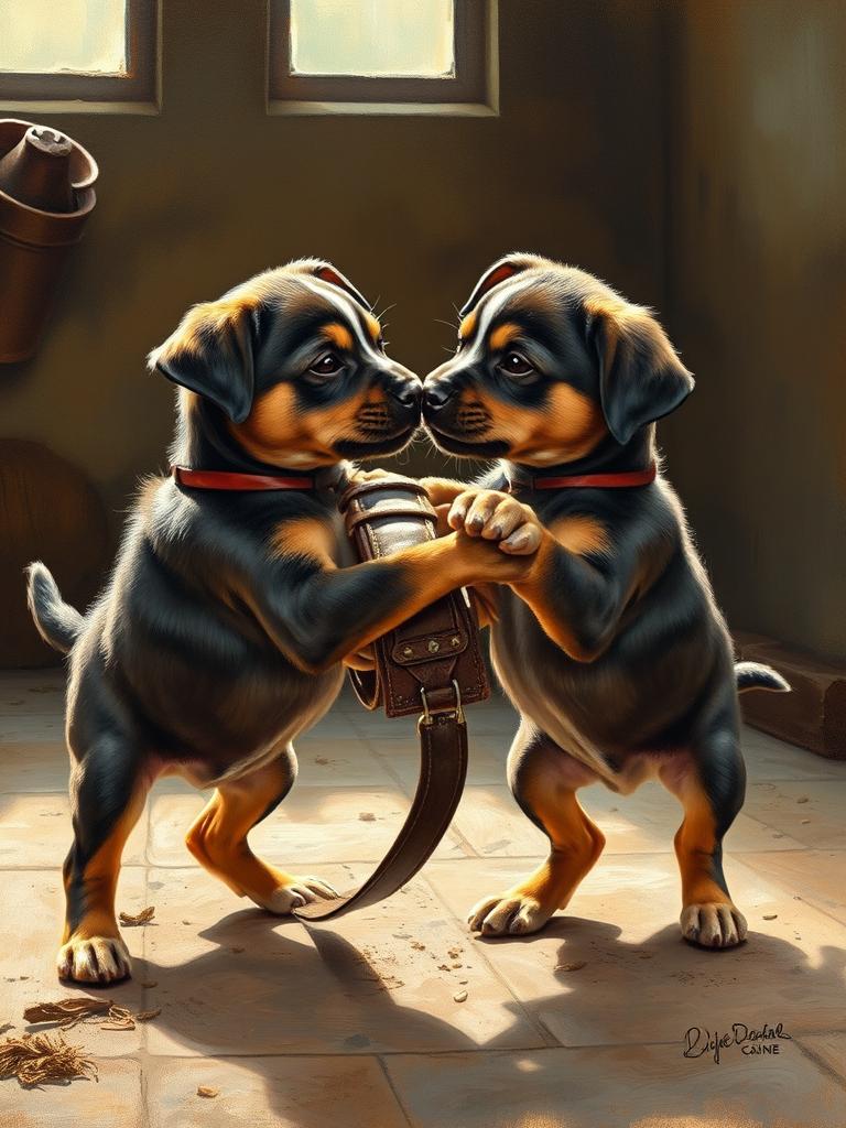 Scambio di cuccioli — a card from Razze Canine