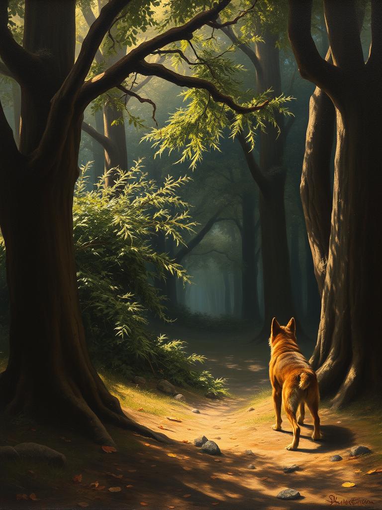 Sussurro del bosco — a card from Razze Canine