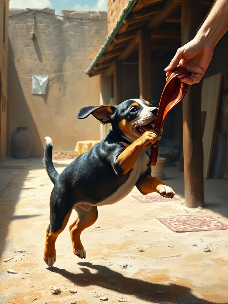 Cucciolo in addestramento — a card from Razze Canine