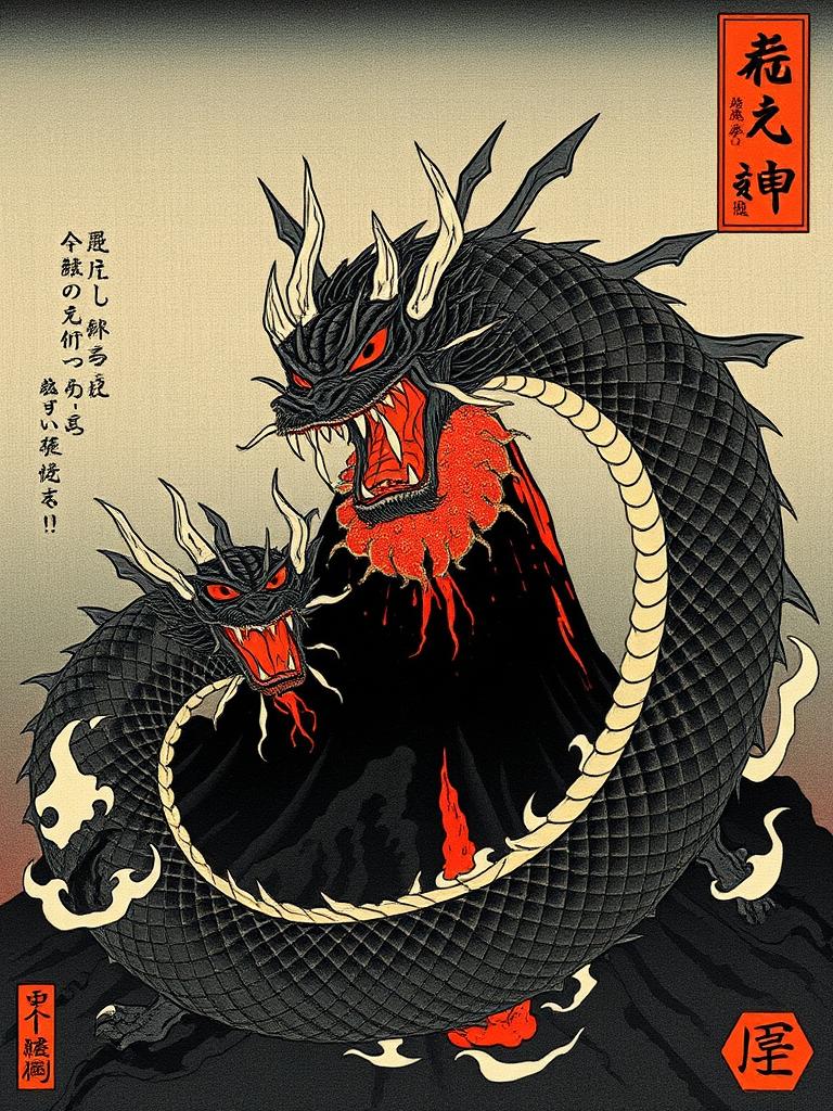 Yamata no Orochi — a card from Japanese Mythology