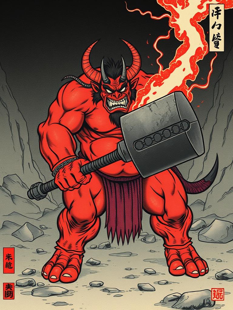 Oni Brute — a card from Japanese Mythology