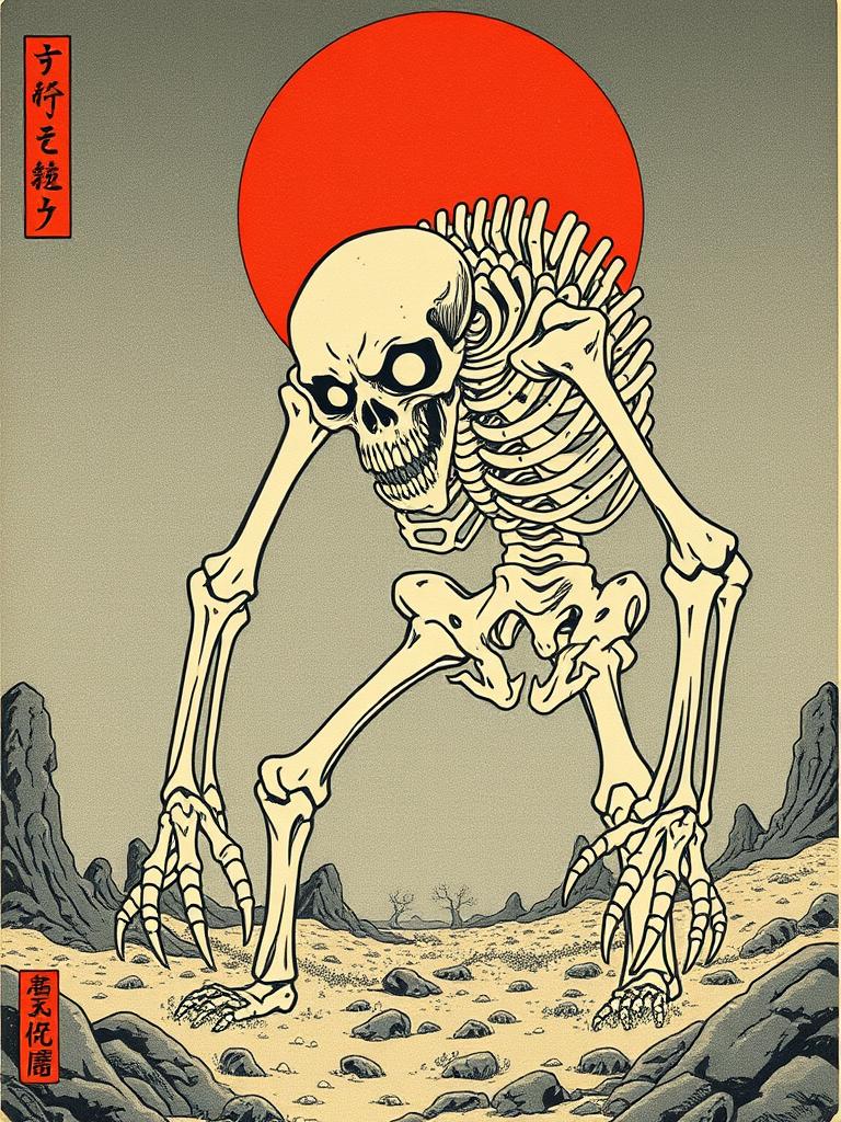 Gashadokuro — a card from Japanese Mythology