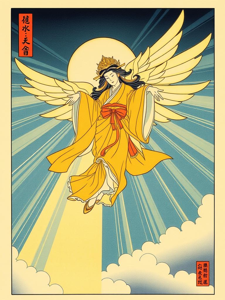 Amaterasu Omikami — a card from Japanese Mythology