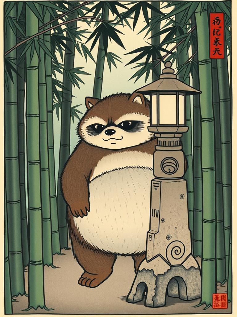 Tanuki — a card from Japanese Mythology