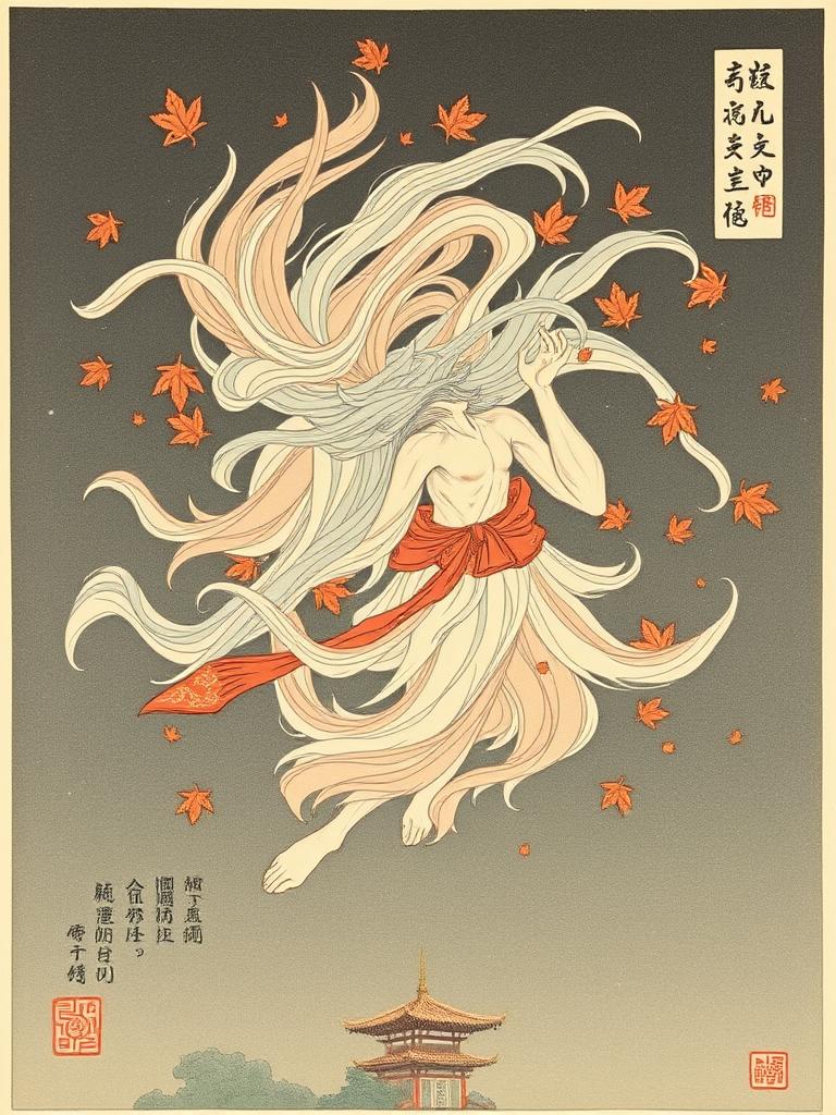 Wind Kami — a card from Japanese Mythology