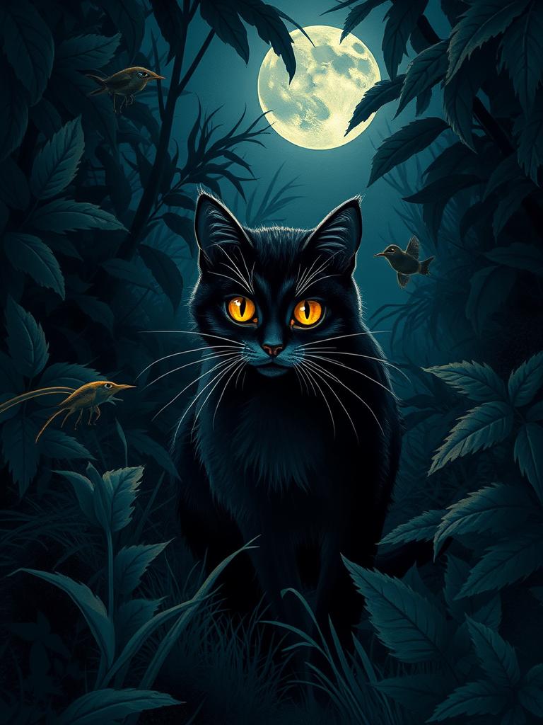 Caccia Notturna — a card from Razze di Gatti