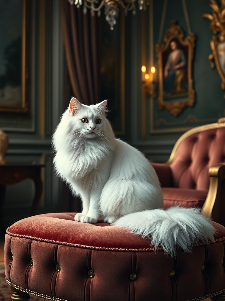 Gatto d'Angora — a card from Razze di Gatti